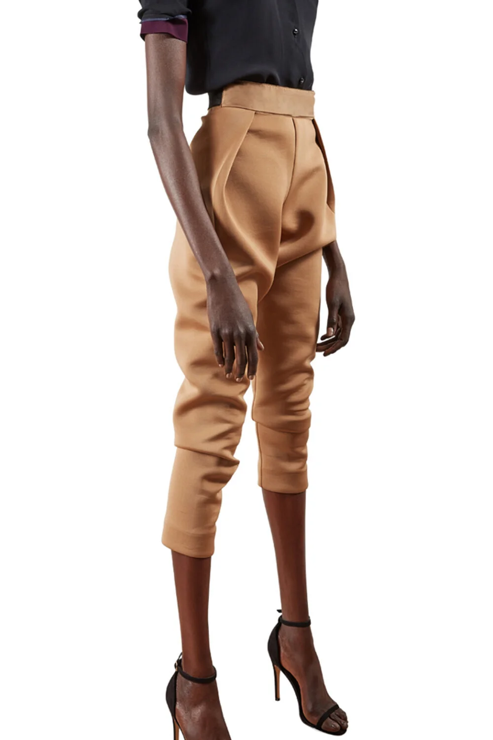 Gold capri pants hot sale